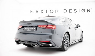 Тюнінг дифузор (накладка) на задній бампер Audi A5 F5 рестайл фото