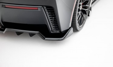 Тюнинг диффузор (накладка) на задний бампер Chevrolet Corvette Z06 C7 фото