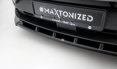 Нижній тюнінг дифузор (накладка) переднього бампера Volvo EX30 Mk1 фото