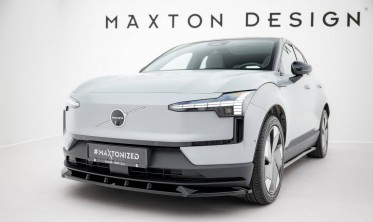 Нижній тюнінг дифузор (накладка) переднього бампера Volvo EX30 Mk1 фото