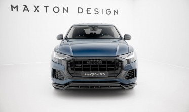 Тюнінг накладка (дифузор) на передній бампер Audi Q8 Mk1 2018-2023 фото