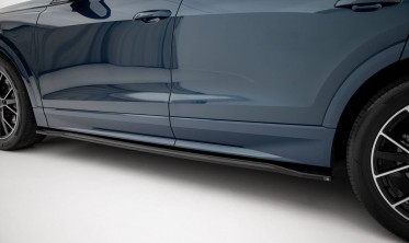 Тюнинг накладки (диффузоры) на боковые пороги Audi Q8 Mk1 2018-2023 фото