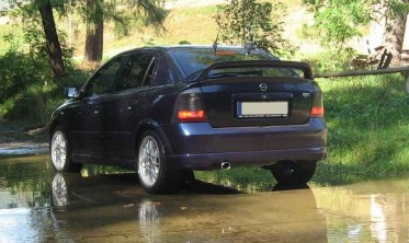 Спойлер багажника Opel Astra G Hatchback в стиле OPC фото