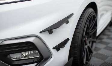 Комплект накладок на передній бампер (Canards) Ford Fiesta MK8 ST/ST-line фото