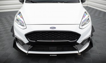 Комплект накладок на передній бампер (Canards) Ford Fiesta MK8 ST/ST-line фото