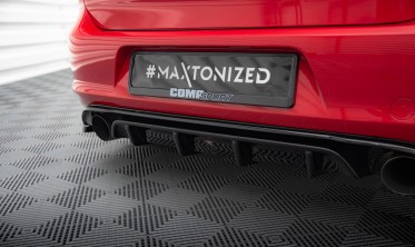 Центральная задняя накладка бампера Volkswagen Golf 7 GTI Clubsport  фото