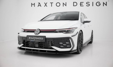 Тюнинг накладка (диффузор) на передний бампер VW Golf 8 GTI / GTE / R-Line рестайл вер. 1 фото