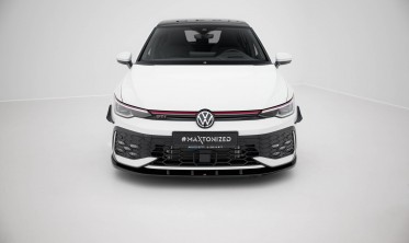 Тюнинг накладка (диффузор) на передний бампер VW Golf 8 GTI / GTE / R-Line рестайл вер. 1 фото