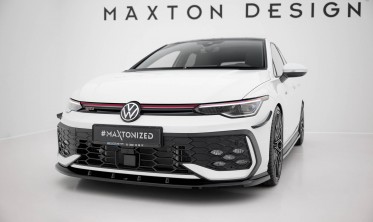 Тюнінг дифузор переднього бампера VW Golf MK8 рестайл GTI / GTE / R-Line вер. 5 фото