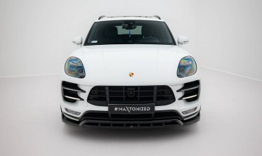 Тюнинг накладка (диффузор) на передний бампер Porsche Macan Turbo Mk1 фото