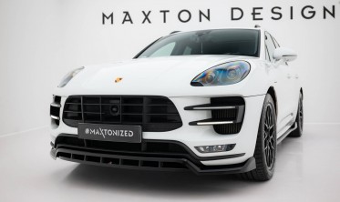 Тюнинг накладка (диффузор) на передний бампер Porsche Macan Turbo Mk1 фото