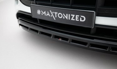 Тюнинг накладка (диффузор) на передний бампер Porsche Macan Turbo Mk1 фото