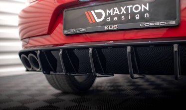 Тюнінг дифузор (накладка) на задній бампер Porsche Macan Mk1 фото
