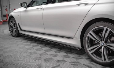 Тюнинговые диффузоры под пороги BMW 7 Long M-pack G12 вар. 1 фото