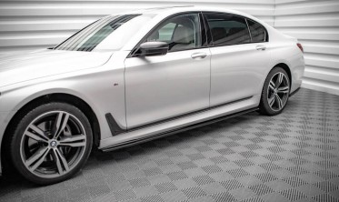 Тюнинговые диффузоры под пороги BMW 7 Long M-pack G12 вар. 1 фото
