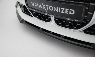 Тюнинг накладка (диффузор) на передний бампер BMW 4 G22 Coupe / G23 Cabrio фото