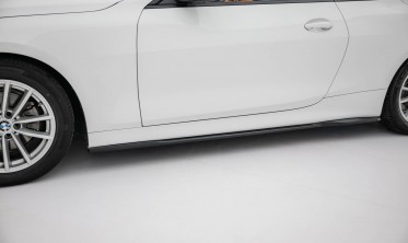 Бокові нижні накладки (лістви) на пороги BMW 4 G22 Coupe / G23 Cabrio фото