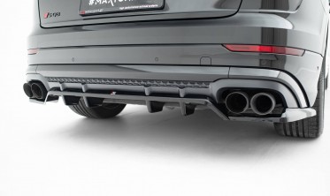 Диффузор (накладка) на задний бампер Audi SQ8 / Q8 S-Line Mk1 рестайл фото