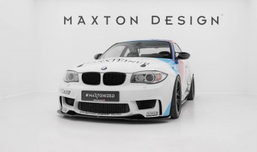 Тюнинг накладка (диффузор) на передний бампер BMW 1 M Coupe E82 фото