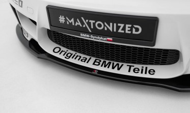 Тюнинг накладка (диффузор) на передний бампер BMW 1 M Coupe E82 фото