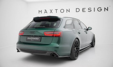 Бокові накладки на задній бампер Audi A6 C7 Avant S-line вар. 2 фото