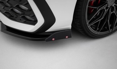 Нижній дифузор + накладки на передній бампер VW Golf 8 GTI / GTE / R-Line 2024- вар. 2 фото