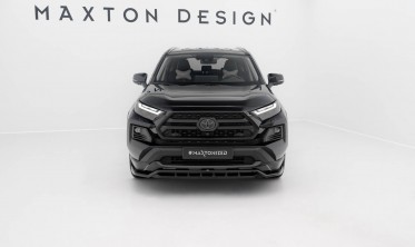 Нижня тюнінг накладка на передній бампер Toyota RAV4 Adventure Mk5 фото