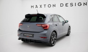 Центральна накладка на задній бампер Street Pro VW Polo GTI Mk6 рестайл фото