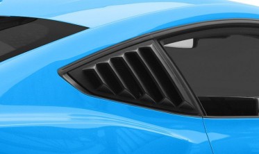 Накладки-жалюзи на боковые окна Ford Mustang (2023-...) фото