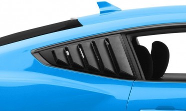 Накладки-жалюзи на боковые окна Ford Mustang (2023-...) фото