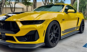 Накладки на задние крылья Ford Mustang (2023-...) фото