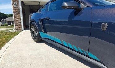 Накладки на задние крылья Ford Mustang (2023-...) фото
