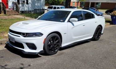 Дифузори порогів Dodge Charger (2015-2021) версія srt матовий фото