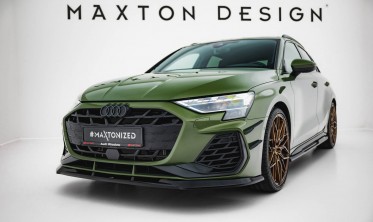 Нижняя тюнинг накладка на передний бампер Audi S3 / A3 S-line 8Y 2024- вар. 1 фото
