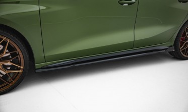 Бокові тюнінг накладки під пороги Audi S3 / A3 S-line 8Y рестайл фото