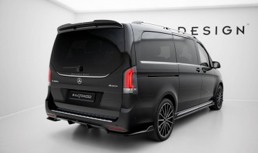 Тюнинговые накладки (элероны) на задний бампер Mercedes V W447 рестайл AMG-Line фото