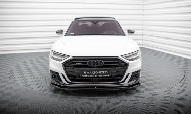 Тюнинговый диффузор на передний бампер Audi S8 / A8 S-Line D5 вер. 1 фото