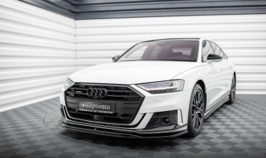 Тюнинговый диффузор на передний бампер Audi S8 / A8 S-Line D5 вер. 1 фото