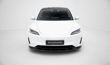 Тюнінг накладка на передній бампер Tesla Model 3 Performance Mk1 рестайл вар. 2 фото