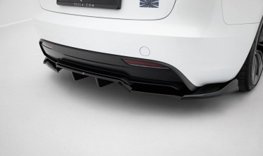 Тюнинг накладка (диффузор) на задний бампер Tesla Model 3 Performance Mk1 рестайл вар. 1 фото