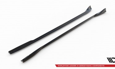 Тюнинг накладки (диффузоры) на боковые пороги Tesla Model 3 Mk1 вар. 3 фото