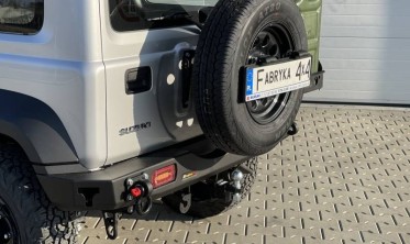 Силовой задний бампер SUZUKI JIMNY IV (2018-...) led фото