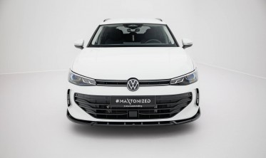 Тюнинг накладка (юбка) на передний бампер Volkswagen Passat B9 вар. 2 фото
