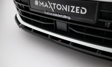 Тюнинг накладка (юбка) на передний бампер Volkswagen Passat B9 вар. 2 фото