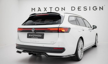 Тюнінговий дифузор (накладка) на задній бампер Volkswagen Passat B9 фото