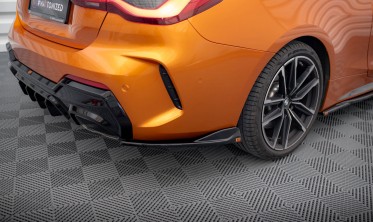 Тюнинг накладки на край заднего бампера BMW M440i G22 / G23 вар. 6 фото