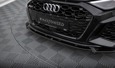 Тюнінг накладка (губа) на передній бампер Audi RS3 Sportback 8Y вар. 1 фото