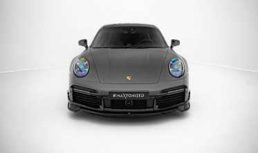 Тюнинг накладка (юбка) на передний бампер Porsche 911 Turbo S Sport Package 992 фото
