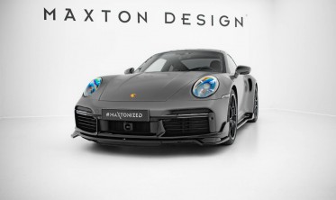 Тюнинг накладка (юбка) на передний бампер Porsche 911 Turbo S Sport Package 992 фото