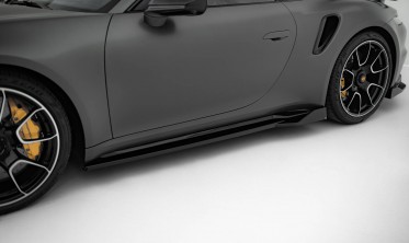 Тюнінг накладки (лістви) під бокові пороги Porsche 911 Turbo S Sport Package 992 фото